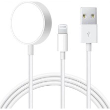 2in1 Apple Watch 7 8 9 Ultra iPhone 11 12 13 14 Pro Max Uyumlu 15W Destekli Şarj Kablosu