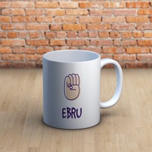 Işaret Dili E Harfi Kupa Bardak