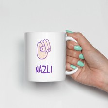 Işaret Dili N Harfi Kupa Bardak