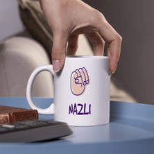 Işaret Dili N Harfi Kupa Bardak