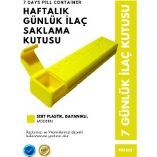 Acbox Haftalık Günlük Ilaç Saklama Kutusu-7 Days Pill Container