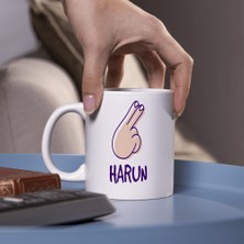 Işaret Dili H Harfi Kupa Bardak