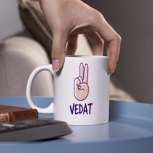 Işaret Dili V Harfi Kupa Bardak