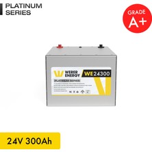 WERER ENERGY 24V 300Ah LiFePO4 Platinum Series Bluetooth'lu Lityum Demir Fosfat Akü