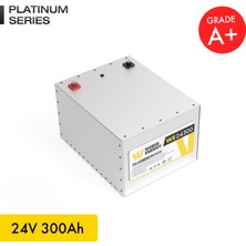 WERER ENERGY 24V 300Ah LiFePO4 Platinum Series Bluetooth'lu Lityum Demir Fosfat Akü