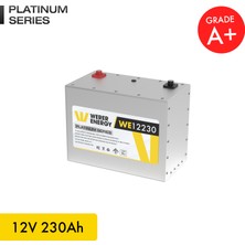 WERER ENERGY 12V 230Ah LiFePO4 Platinum Series Bluetooth'lu Lityum Demir Fosfat Akü