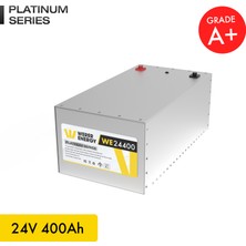 WERER ENERGY 24V 400Ah LiFePO4 Platinum Series Bluetooth'lu Lityum Demir Fosfat Akü