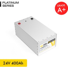 WERER ENERGY 24V 400Ah LiFePO4 Platinum Series Bluetooth'lu Lityum Demir Fosfat Akü