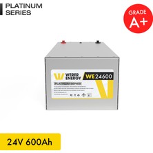 WERER ENERGY 24V 600Ah LiFePO4 Platinum Series Bluetooth'lu Lityum Demir Fosfat Akü