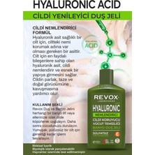 Revox Hyaluronic Acid Cildi Nemlendirici Duş Jeli Sülfatsız Banyo ve Duş Jeli 400 ml