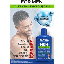 Revox Erkeklere Özel Multi Mineral Kompleks Banyo ve Duş Jeli Sülfatsız 400 ml