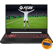 Asus Tuf Gamıng A15 R7-7435HS 16GB Ram 512GB SSD 6gb RTX4050 15.6 144Hz Dos FA507NUR-LP034 ZI700 + Zitek 16 GB Flash Bellek