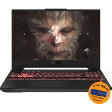 Asus Tuf Gaming A15 R7-7435HS RTX4060 64GB Ram 512GB SSD 15.6" 144Hz WIN11 Home FA507NVR-LP005 ZI732 + Zitek 16 GB Flash Bellek