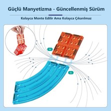 Learning Fun Railcar Manyetik Stem Oyuncak Bloklar Seti 63 Parça Arabalı Railcar Magnetic Blocks