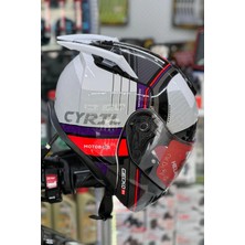 Kask Spoiler Aerodinamik Spoiler Universal Beyaz 2 Adet