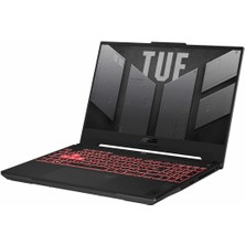 Asus Tuf Gamıng A15 R7-7435HS 16GB Ram 1tb SSD 6gb RTX4050 15.6 144Hz Dos FA507NUR-LP034 ZI701 + Zitek 16 GB Flash Bellek