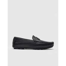 Cabani Hakiki Deri Siyah Erkek Loafer