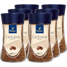 Tchibo Exclusive Decaf Kafeinsiz Çözünebilir Granül Kahve 6 x 100 gr