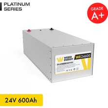 WERER ENERGY 24V 600Ah LiFePO4 Platinum Series Bluetooth'lu Lityum Demir Fosfat Akü