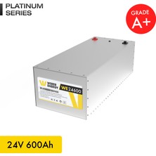 WERER ENERGY 24V 600Ah LiFePO4 Platinum Series Bluetooth'lu Lityum Demir Fosfat Akü