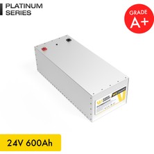 WERER ENERGY 24V 600Ah LiFePO4 Platinum Series Bluetooth'lu Lityum Demir Fosfat Akü