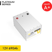 WERER ENERGY 12V 690Ah LiFePO4 Platinum Series Bluetooth'lu Lityum Demir Fosfat Akü