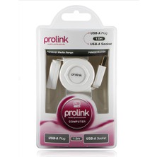 Prolink PMM367R-0100 1mt Makaralı USB A - USB A Soket USB Uzatma Kablosu