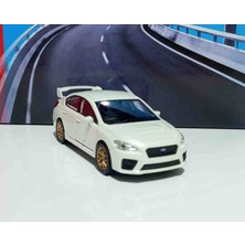 1:32 Subaru Wr*sti Beyaz Çekbırak Metal Araba