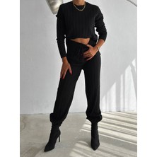 Suya U&S Wear Triko Pantolon ve Kazak Ikili Takım