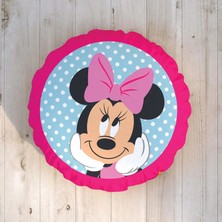 Taç Lisanslı Minnie&mickey Baby Çift Yüzü Desenli Kırlent ( 1 Adet 40X40)