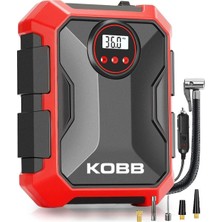 KOBB 1-1,5 KB200 12VOLT 150 Psı Ayarlanabilir Dijital Basınç Göstergeli Hava Lastik Şişirme Pompası 150-