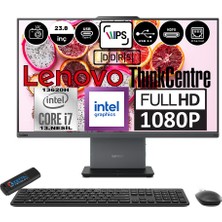 Lenovo Thinkcentre Neo 24 50A Gen5 Intel Core I7 13620H 32GB Ddr5 1tb SSD Windows 11 Home Intel® UHD Graphics 23.8" Fhd All In One Bilgisayar 12SC000KTRH08 + Zetta Flash Bellek