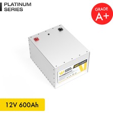 WERER ENERGY 12V 600Ah LiFePO4 Platinum Series Bluetooth'lu Lityum Demir Fosfat Akü