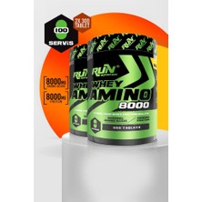 Whey AMINO8000 x 2 Adet - 600 Tablet - 100 Servis