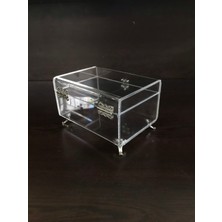 Pleksi Aksesuar PLEKSİAksesuar Dekoratif Silver Mini Çeğiz Sandığı