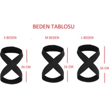 Kemsad 1 Çift Şekil 8 Kaldırma Kayışları, Halter Için Yumuşak Köpük Pedli Kaymaz Halter Kayışları, Fitness Güçlendirme Eğitimi