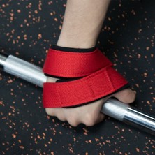 Kemsad 1 Çift Şekil 8 Kaldırma Kayışları, Halter Için Yumuşak Köpük Pedli Kaymaz Halter Kayışları, Fitness Güçlendirme Eğitimi