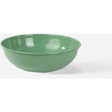 Yeşil & Mavi Metal Büyük Dekoratif Çok Amaçlı Kase - Ayaklı Saksı - Handlepot Large
