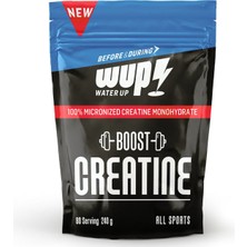 Wup Boost Creatine Saf Mikronize Kreatin Monohidrat (240 gr 80 Servis)