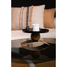 Rarart Siyah & Gold Metal Organizer - Fonksiyonel Masaüstü Düzenleyici - Flecha