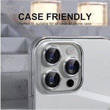 Apple iPhone 16 Pro Redclick CL-12 Premium Safir Parmak İzi Bırakmayan Anti-Reflective Kamera Lens Koruyucu