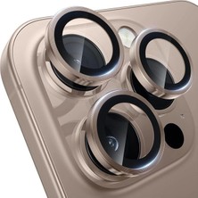 Apple iPhone 16 Pro Redclick CL-12 Premium Safir Parmak İzi Bırakmayan Anti-Reflective Kamera Lens Koruyucu