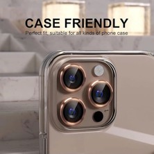 Apple iPhone 16 Pro Redclick CL-12 Premium Safir Parmak İzi Bırakmayan Anti-Reflective Kamera Lens Koruyucu