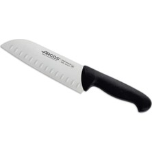 Arcos Şef Aşçı Santoku Bıçağı Profesyonel Paslanmaz Çelik Oluklu Bıçak 18 cm 290625 Ispanyol Malı