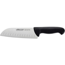 Arcos Şef Aşçı Santoku Bıçağı Profesyonel Paslanmaz Çelik Oluklu Bıçak 18 cm 290625 Ispanyol Malı