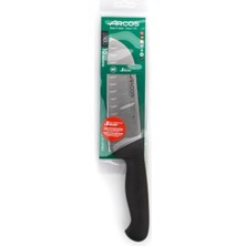 Arcos Şef Aşçı Santoku Bıçağı Profesyonel Paslanmaz Çelik Oluklu Bıçak 18 cm 290625 Ispanyol Malı