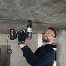 Worx WX354.4 20VOLT/4.0AH Li-Ion Çift Akülü Kömürsüz Profesyonel Şarjlı Darbeli Matkap