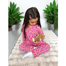 Kız Desenli Pijama Takımı