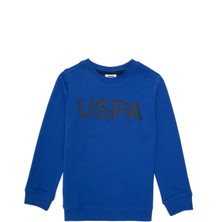 U.S. Polo Assn. Erkek Çocuk Saks Bisiklet Yaka Sweatshirt 50289143-VR045