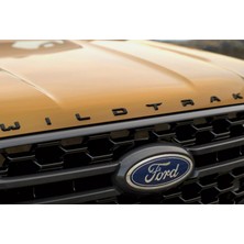 Dk Tuning Ranger Wildtrak Ön Kaput Siyah Abs Yazı Logo Ford Ile Uyumlu